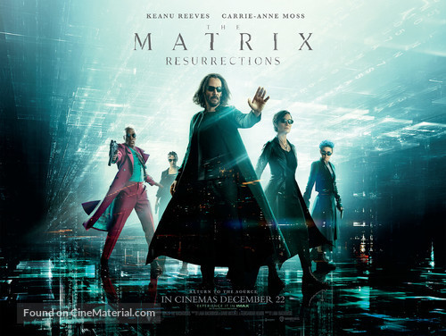 The Matrix Resurrections - British Movie Poster