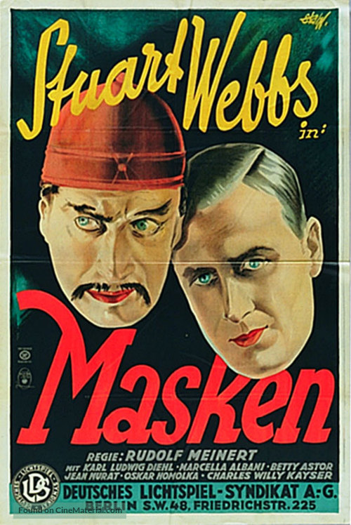 Masken - German Movie Poster