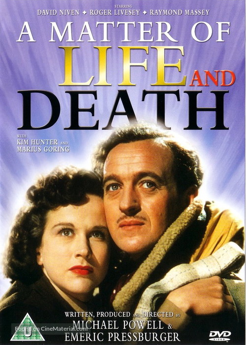 A Matter of Life and Death - British DVD movie cover