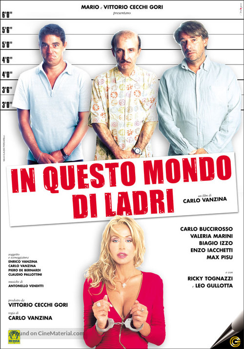 In questo mondo di ladri - Italian Movie Poster