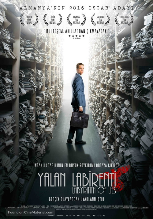 Im Labyrinth des Schweigens - Turkish Movie Poster