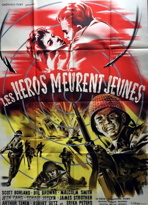 Heroes Die Young - French Movie Poster