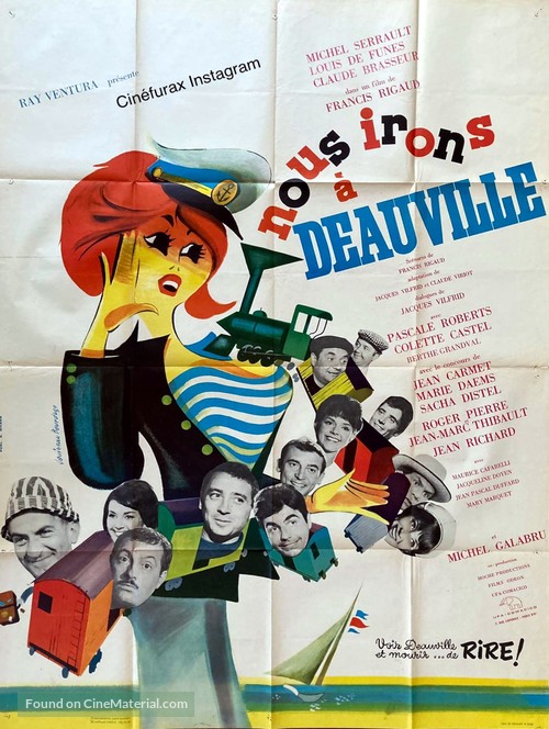 Nous irons &agrave; Deauville - French Movie Poster