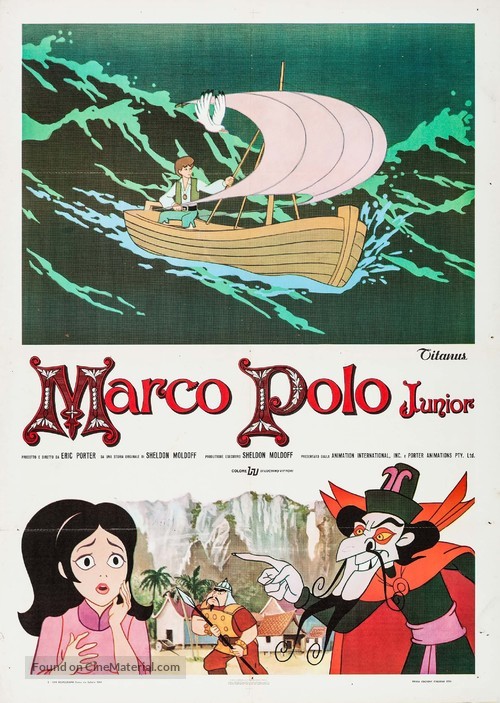Marco Polo Junior Versus the Red Dragon - Italian Movie Poster