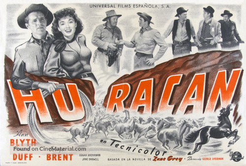 Red Canyon - Spanish Movie Poster