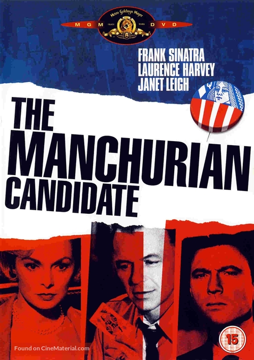 The Manchurian Candidate - British DVD movie cover