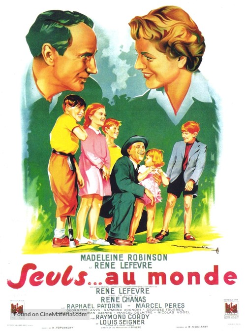 Seuls au monde - French Movie Poster
