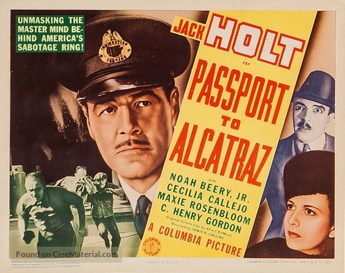 Passport to Alcatraz - Movie Poster