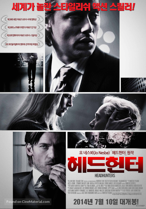 Hodejegerne - South Korean Movie Poster