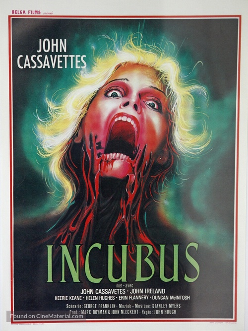 Incubus - Belgian Movie Poster