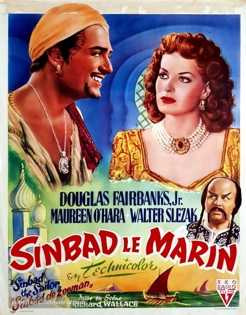 Sinbad the Sailor - Belgian Movie Poster