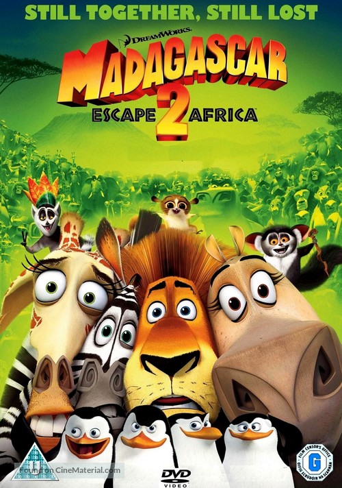 Madagascar: Escape 2 Africa - British Movie Cover