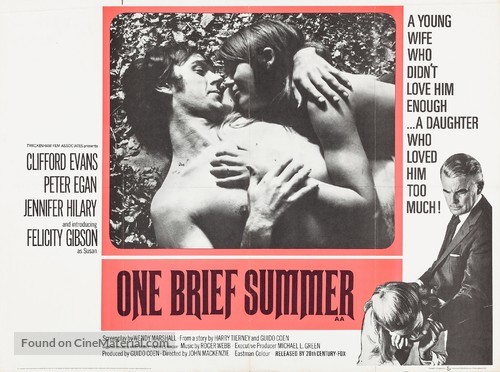 One Brief Summer - British Movie Poster