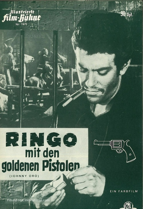 Johnny Oro - German poster