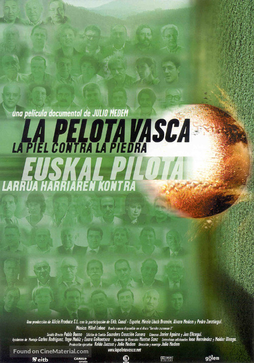La pelota vasca. La piel contra la piedra - Spanish poster