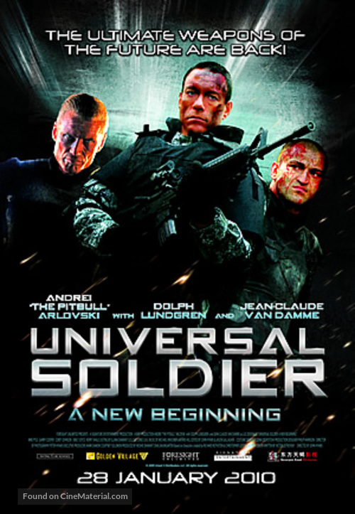 Universal Soldier: Regeneration - Singaporean Movie Poster