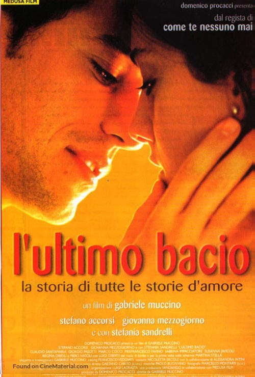 Ultimo bacio, L&#039; - Italian Movie Poster