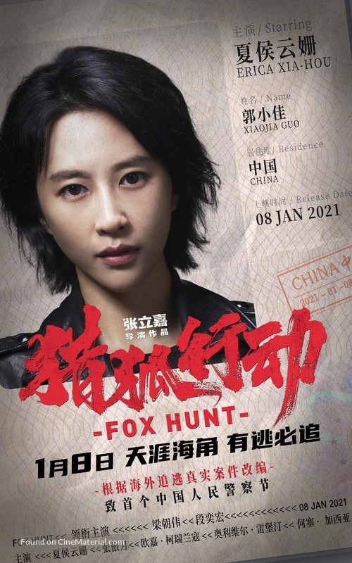 Fox Hunt - Chinese Movie Poster