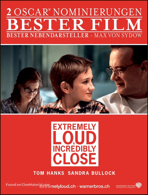 Extremely Loud &amp; Incredibly Close - Swiss Movie Poster