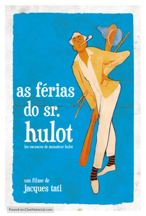 Les vacances de Monsieur Hulot - Portuguese Movie Cover