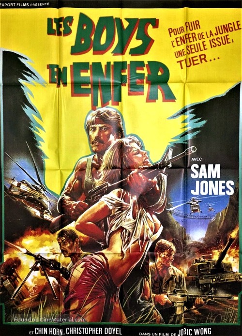 Jungle Heat - French Movie Poster