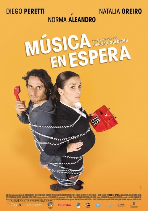 M&uacute;sica en espera - Argentinian Movie Poster