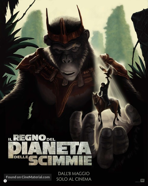 Kingdom of the Planet of the Apes - Italian Movie Poster