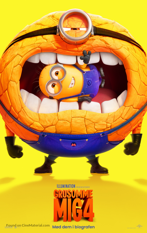 Despicable Me 4 - Danish Movie Poster