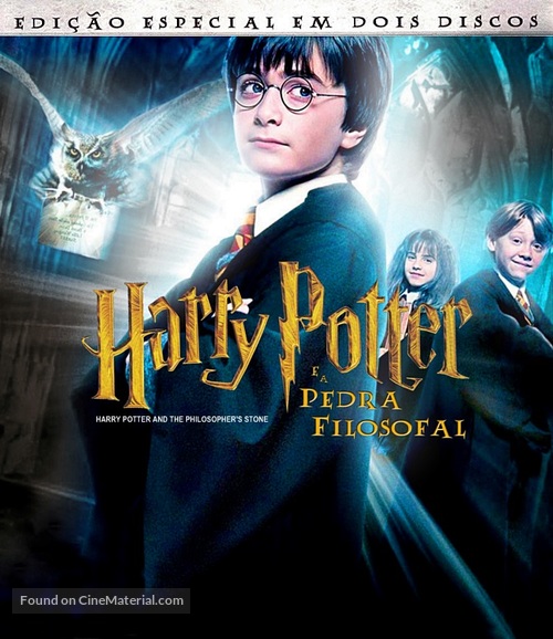 Harry Potter and the Philosopher&#039;s Stone - Brazilian Blu-Ray movie cover