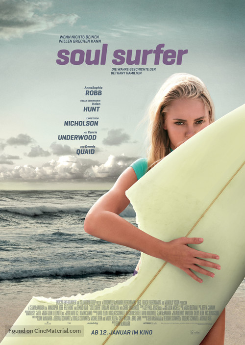 Soul Surfer - German Movie Poster