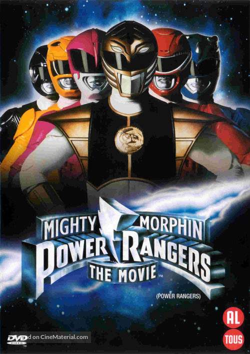 Mighty Morphin Power Rangers: The Movie - Dutch DVD movie cover