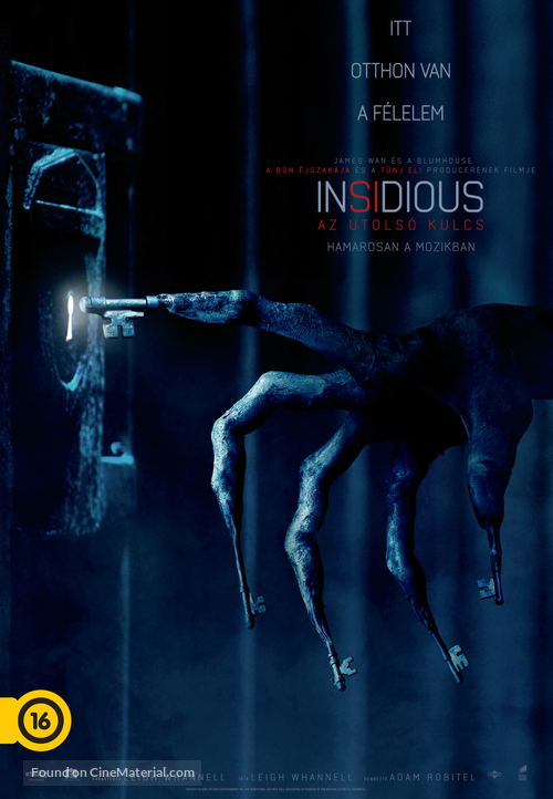Insidious: The Last Key - Hungarian Movie Poster