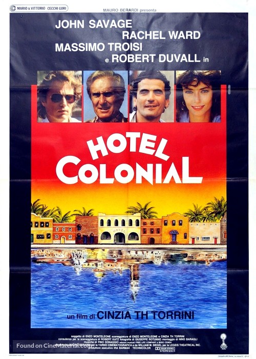 Hotel Colonial - Italian Movie Poster