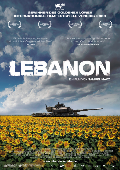 Lebanon - German Movie Poster