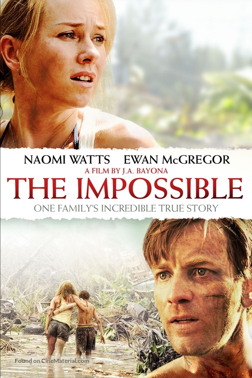 Lo imposible - DVD movie cover