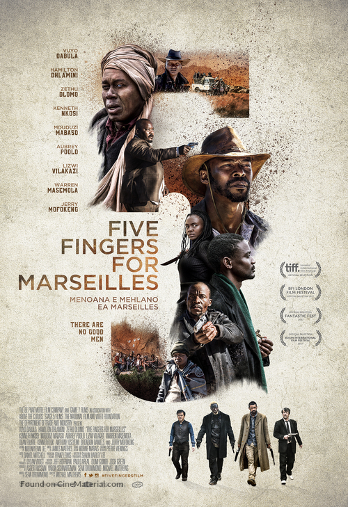 Five Fingers for Marseilles - South African Movie Poster