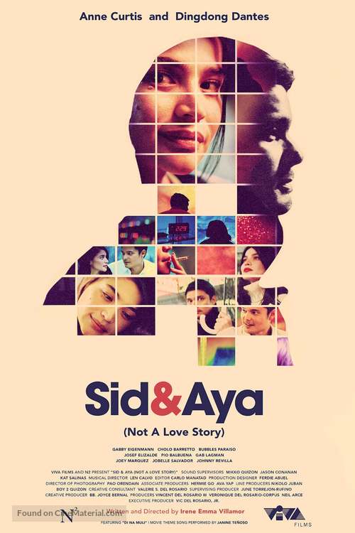 Sid &amp; Aya: Not a Love Story - Philippine Movie Poster