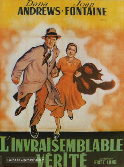 Beyond a Reasonable Doubt - French Movie Poster