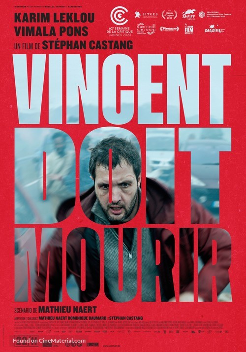 Vincent doit mourir - Belgian Movie Poster