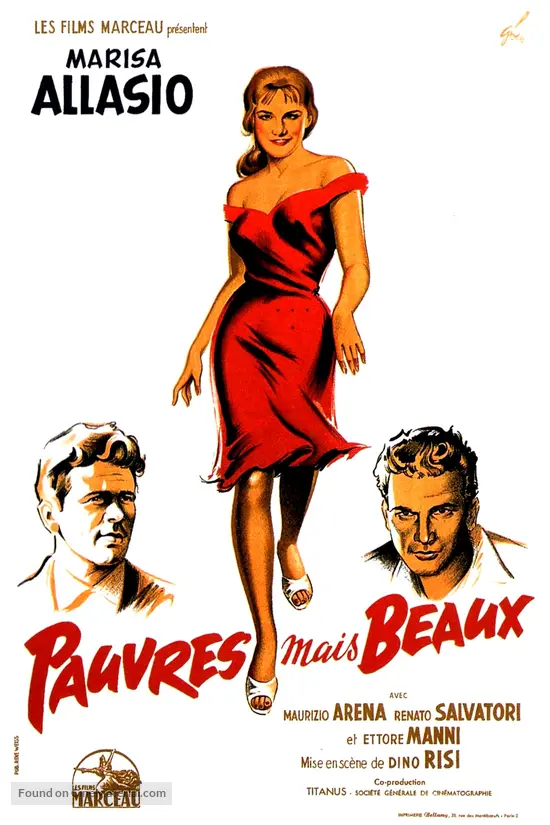 Poveri ma belli - French Movie Poster