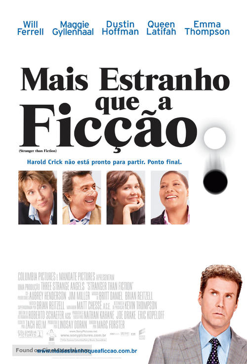 Stranger Than Fiction - Brazilian Movie Poster