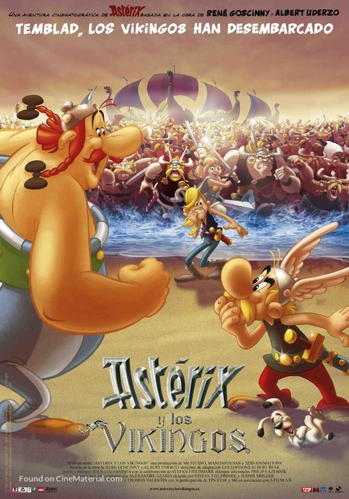 Ast&egrave;rix et les Vikings - Spanish Movie Poster