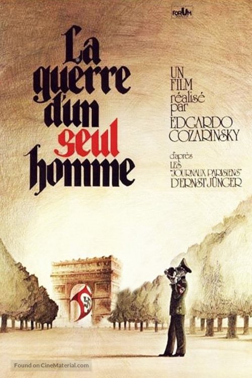 La guerre d&#039;un seul homme - French Movie Poster