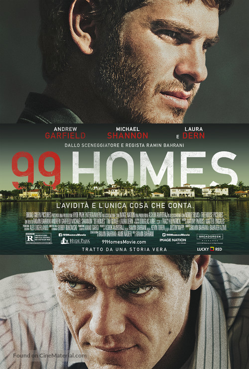 99 Homes - Italian Movie Poster