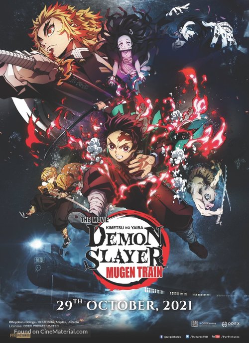 Kimetsu no Yaiba: Mugen Ressha-Hen - Indian Movie Poster