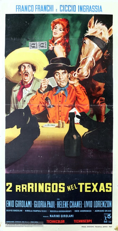 Due rrringos nel Texas - Italian Movie Poster