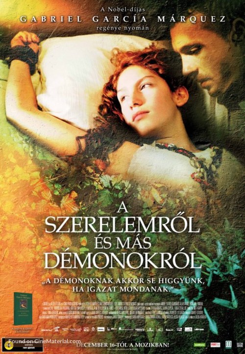 Del amor y otros demonios - Hungarian Movie Poster