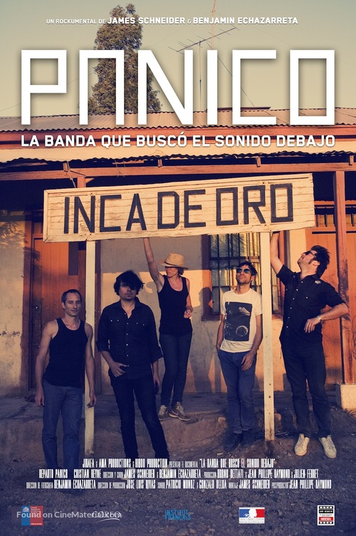 La banda que busc&oacute; el sonido debajo - Chilean Movie Poster