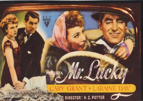Mr. Lucky - Spanish Movie Poster