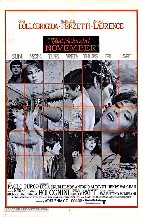 Un bellissimo novembre - Movie Poster